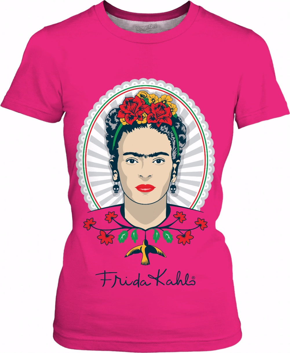 Frida Kahlo Pink Women's T-Shirt